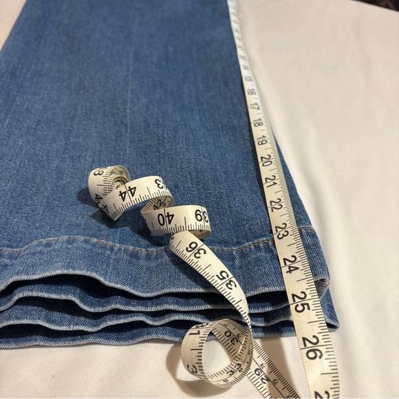 Anthropologie Pilcro Skipper Blue Wide Leg Jeans 31/10 - Picture 15 of 15